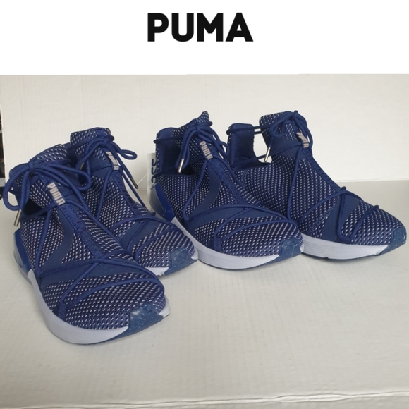 Puma Women's Fierce Rope Velvet VR Sneaker Blue Depths/Icelandic Sz 6.5 & 8.5 - Picture 2 of 14